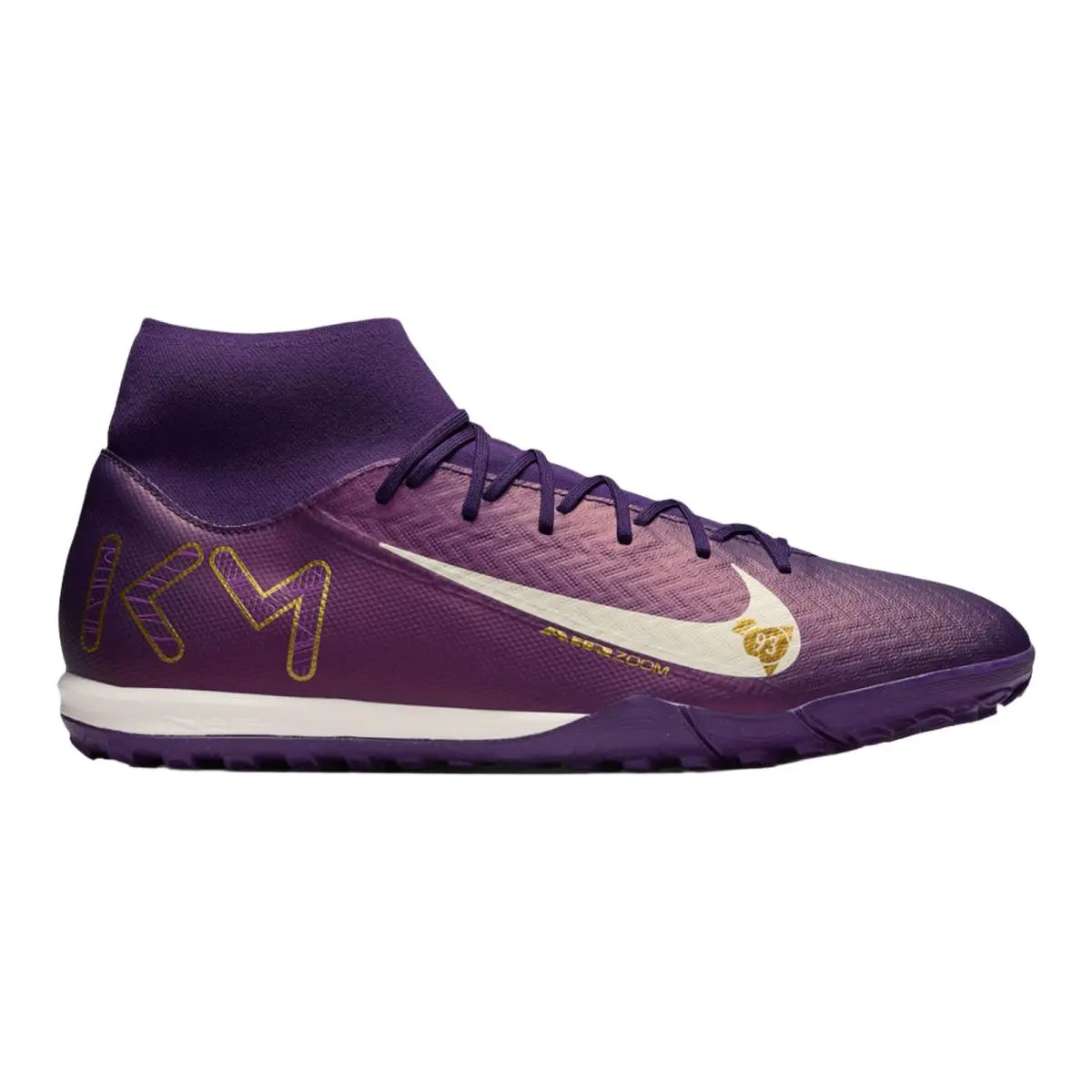 Mercurial Superfly 10 Academy KM TF Mbappe Men 8-14 Casual Shoe FQ8333-50 by Nike