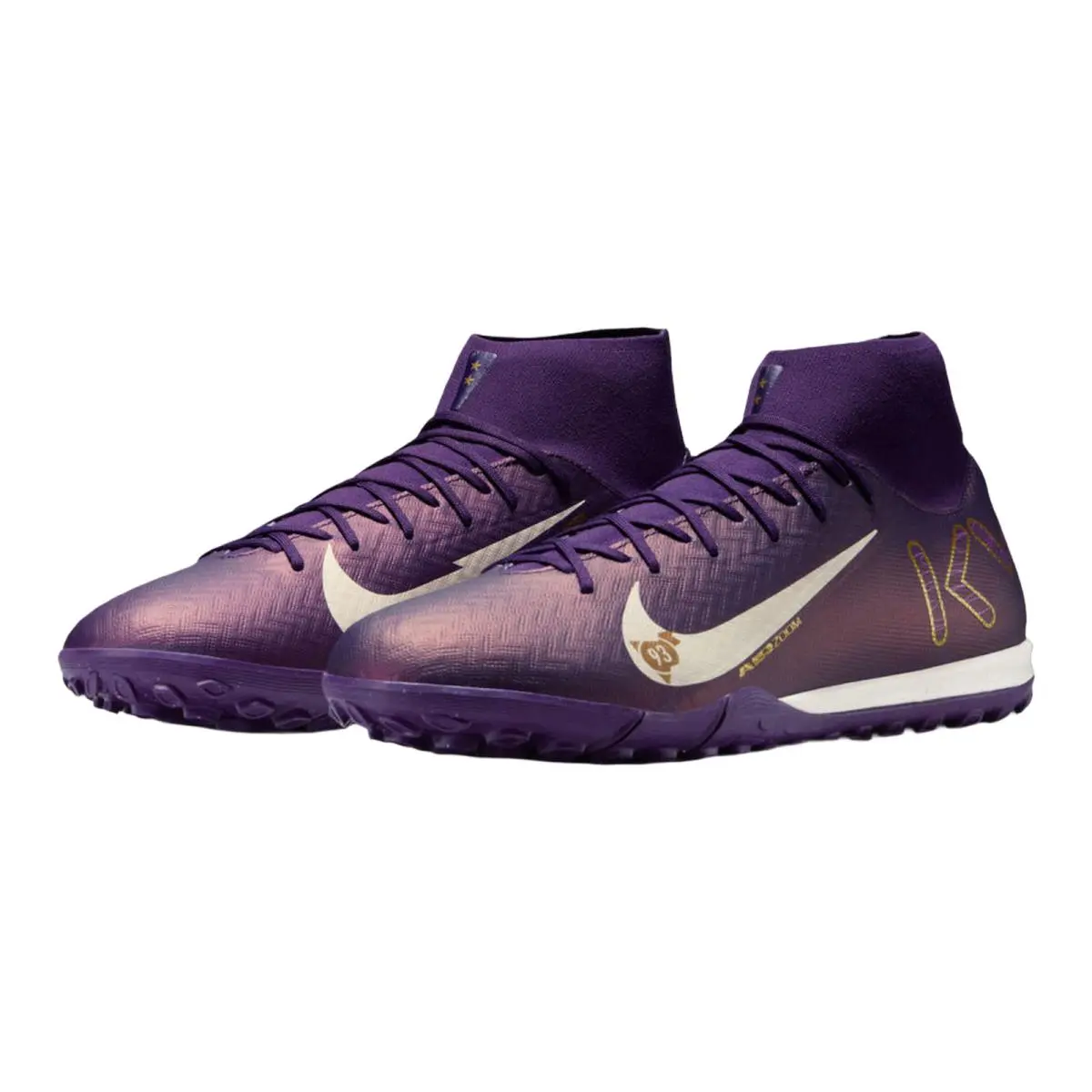 Nike shoes - NIKE Mercurial Superfly 10 Academy KM TF - FQ8333-500 - (Mbappe) Grand Purple/Pale Ivory 1