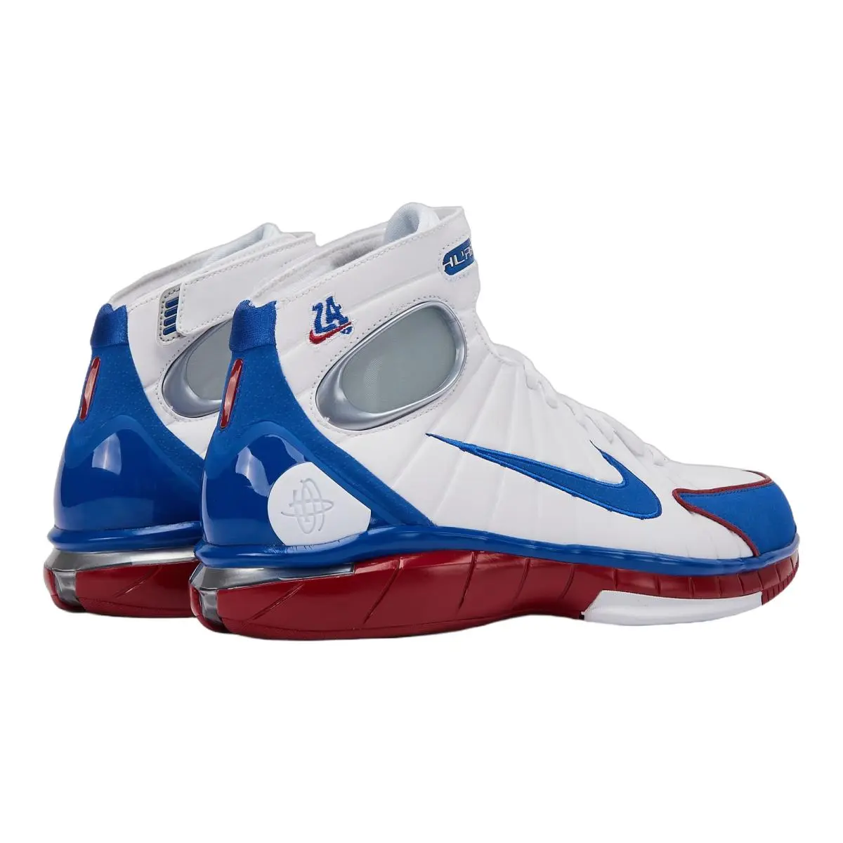 Nike shoes - Nike Air Zoom Huarache 2K4 All Star - IR0563-146 IV0329-001 - White/Varsity Royal/Varsity Red/Metallic Silver 8