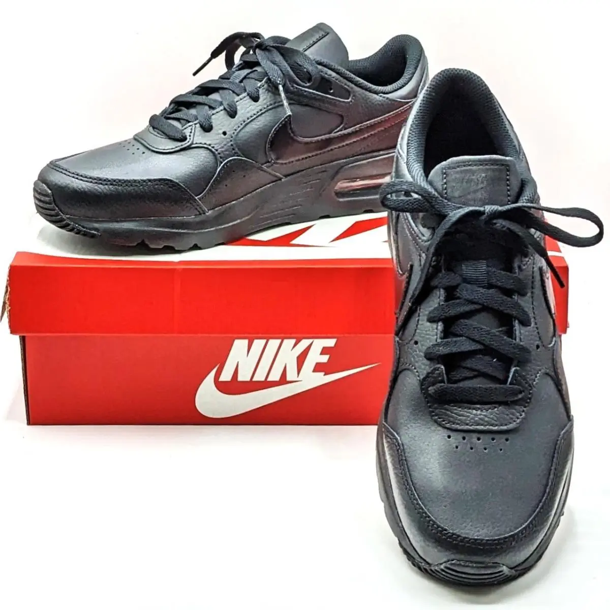 Nike shoes - Nike Air Max SE Leather Athletic Shoes - DH9636-001 - Black 3