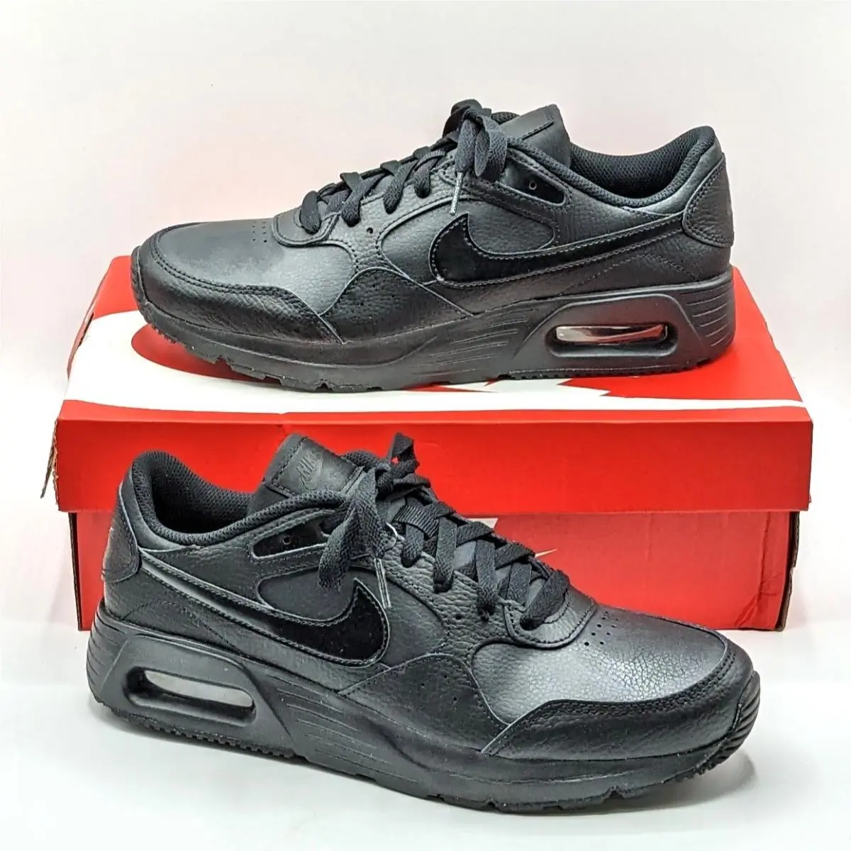 Nike shoes - Nike Air Max SE Leather Athletic Shoes - DH9636-001 - Black 15