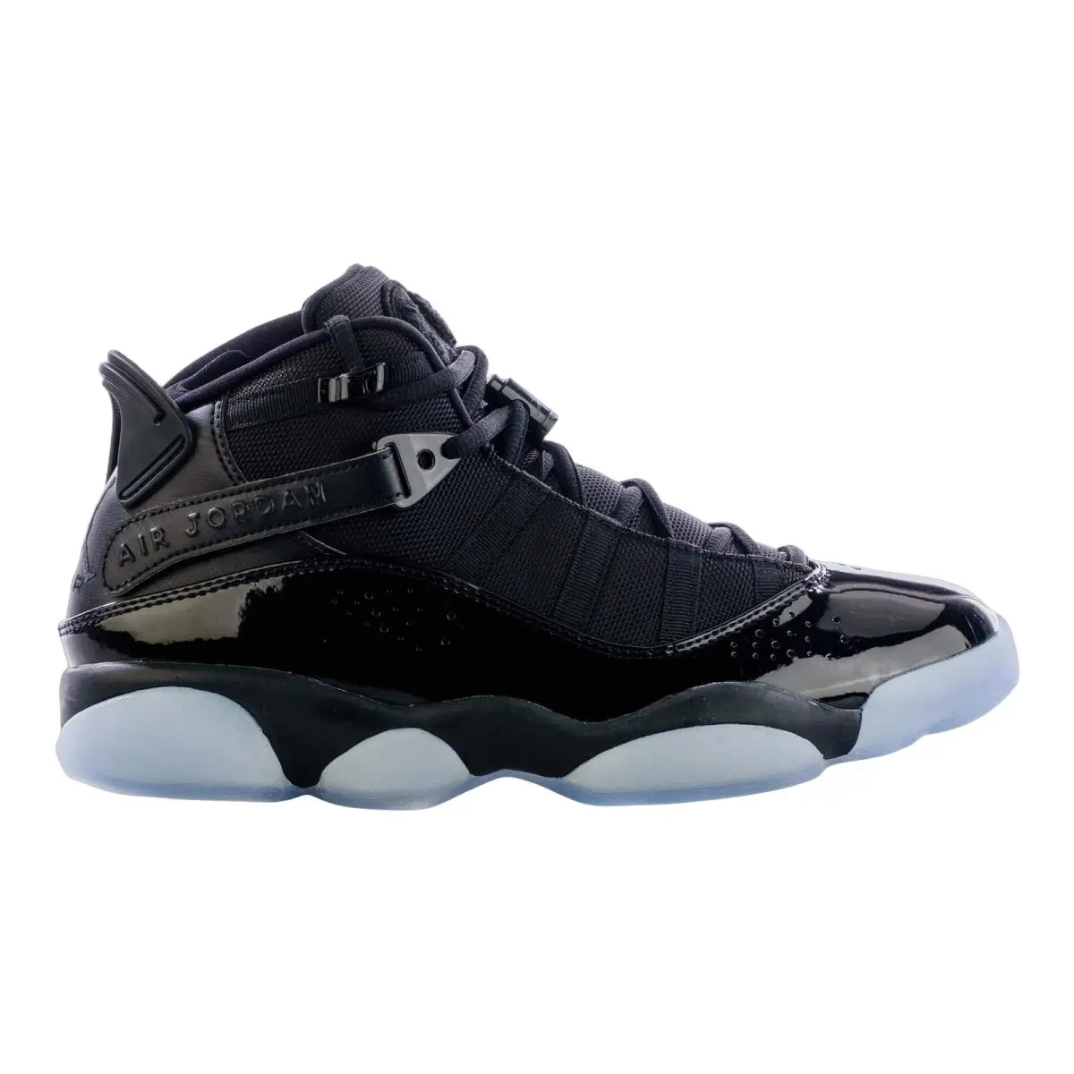 Jordan 6 Rings Comfort Basketball Shoes Sneakers Mens Size 8-14 Black / White / Blue by Nike