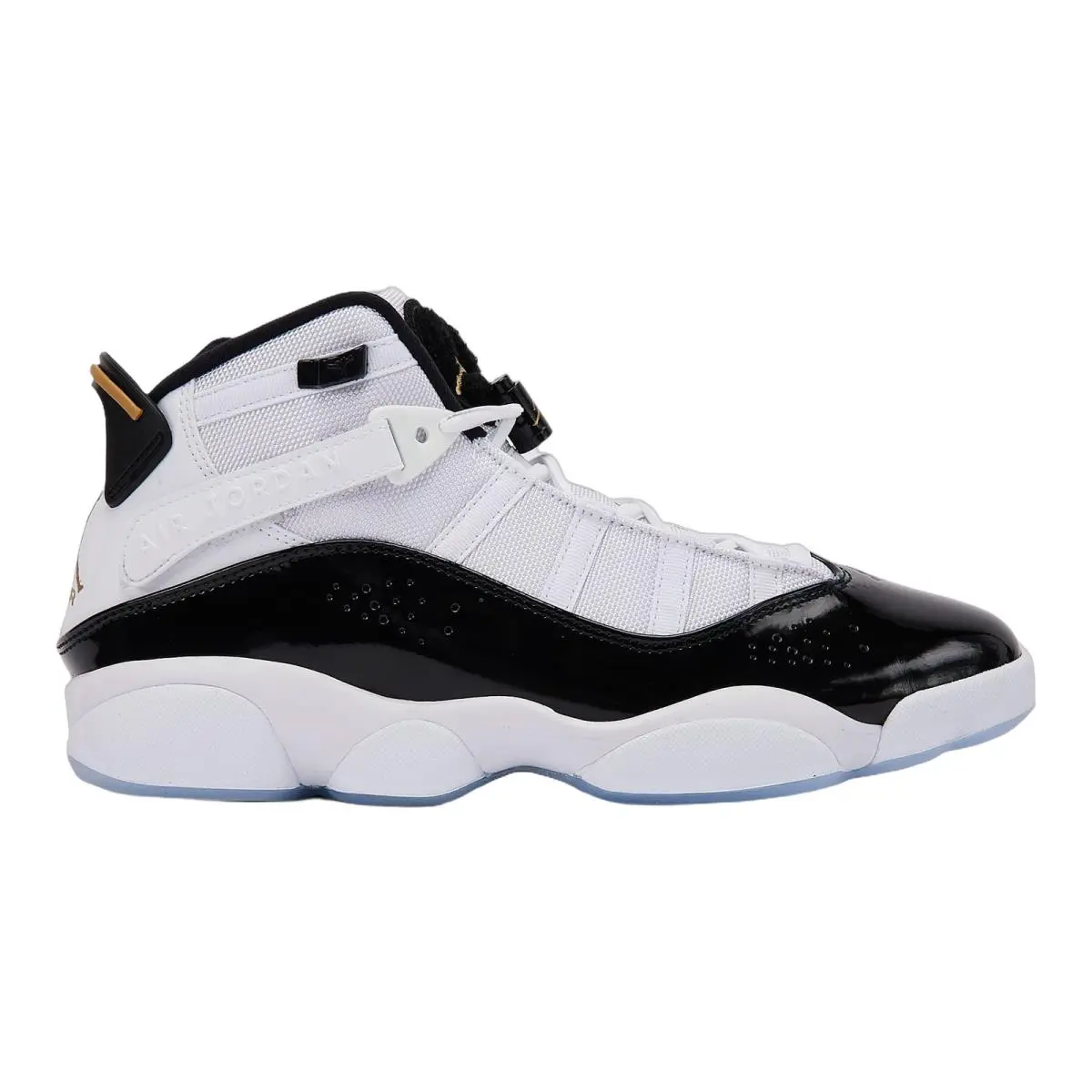 Jordan 6 Rings Comfort Basketball Shoes Sneakers Mens Size 8-14 White/Black-Ice-Metallic Gold by Nike