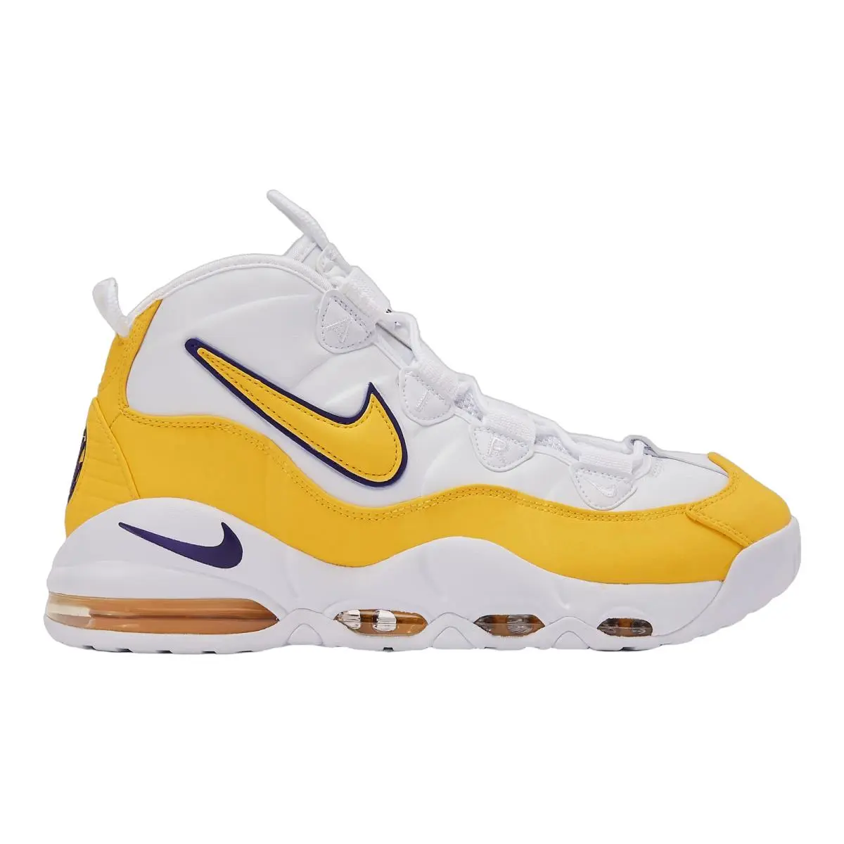 Air Max Uptempo 95 White Amarillo Court Sneakers Men Sz 8-14 CK0892-102 by Nike
