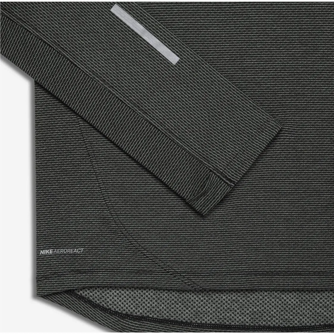 Nike clothing - NIKE AeroReact L/S Cowl Neck Running Training Shirt - 800651 - Black 8