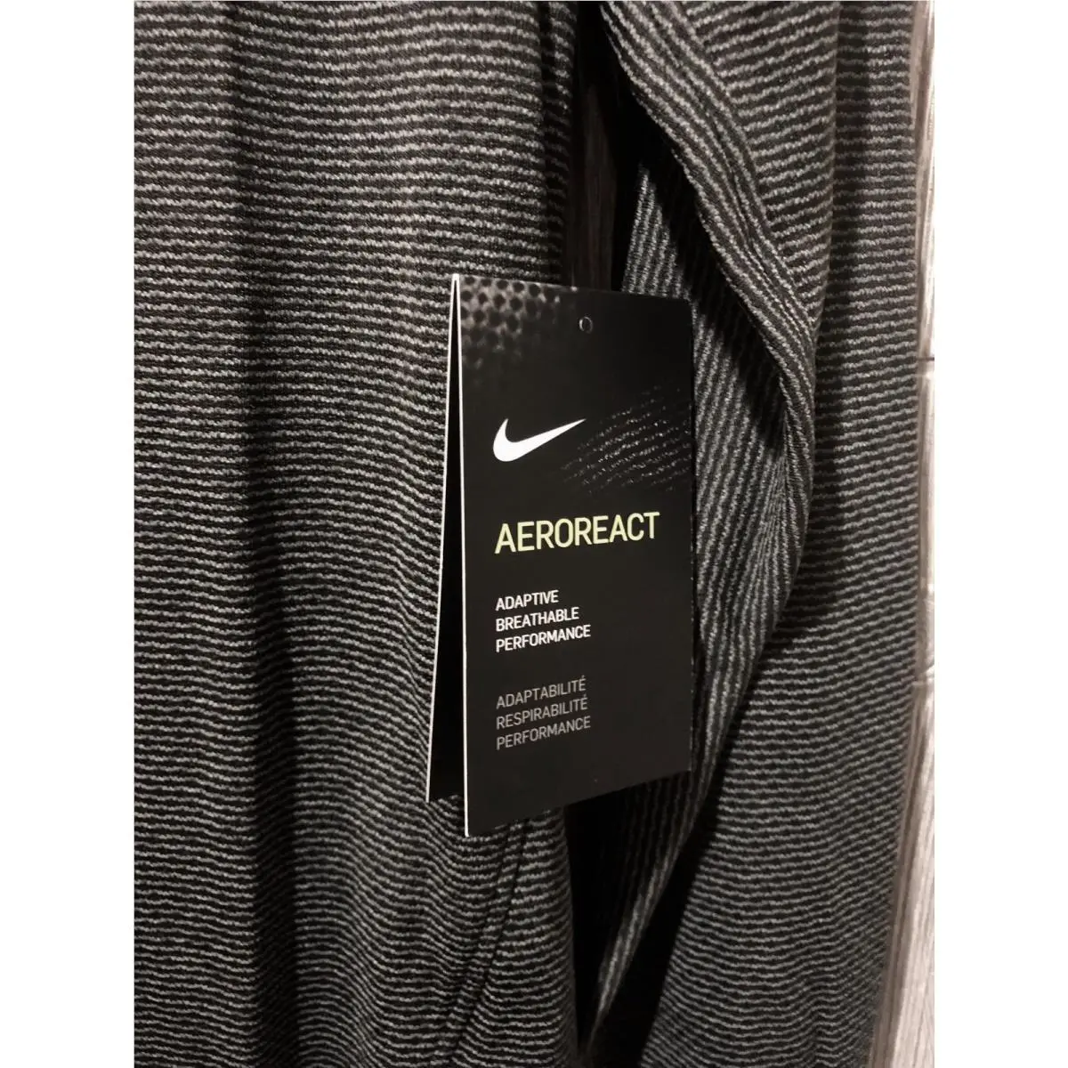 Nike clothing - NIKE AeroReact L/S Cowl Neck Running Training Shirt - 800651 - Black 17