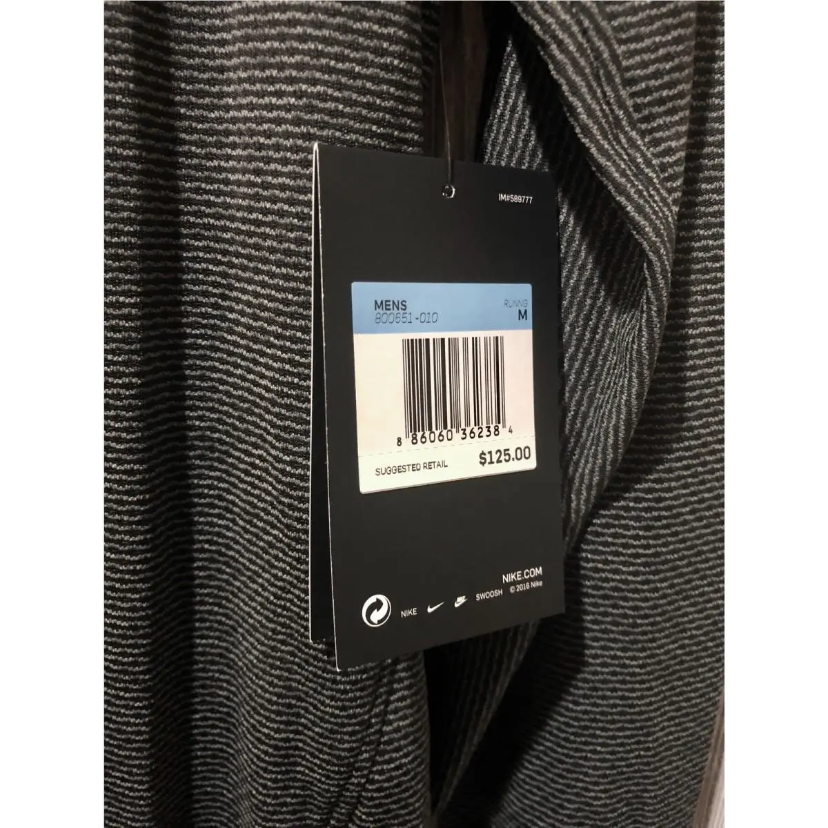 Nike clothing - NIKE AeroReact L/S Cowl Neck Running Training Shirt - 800651 - Black 18
