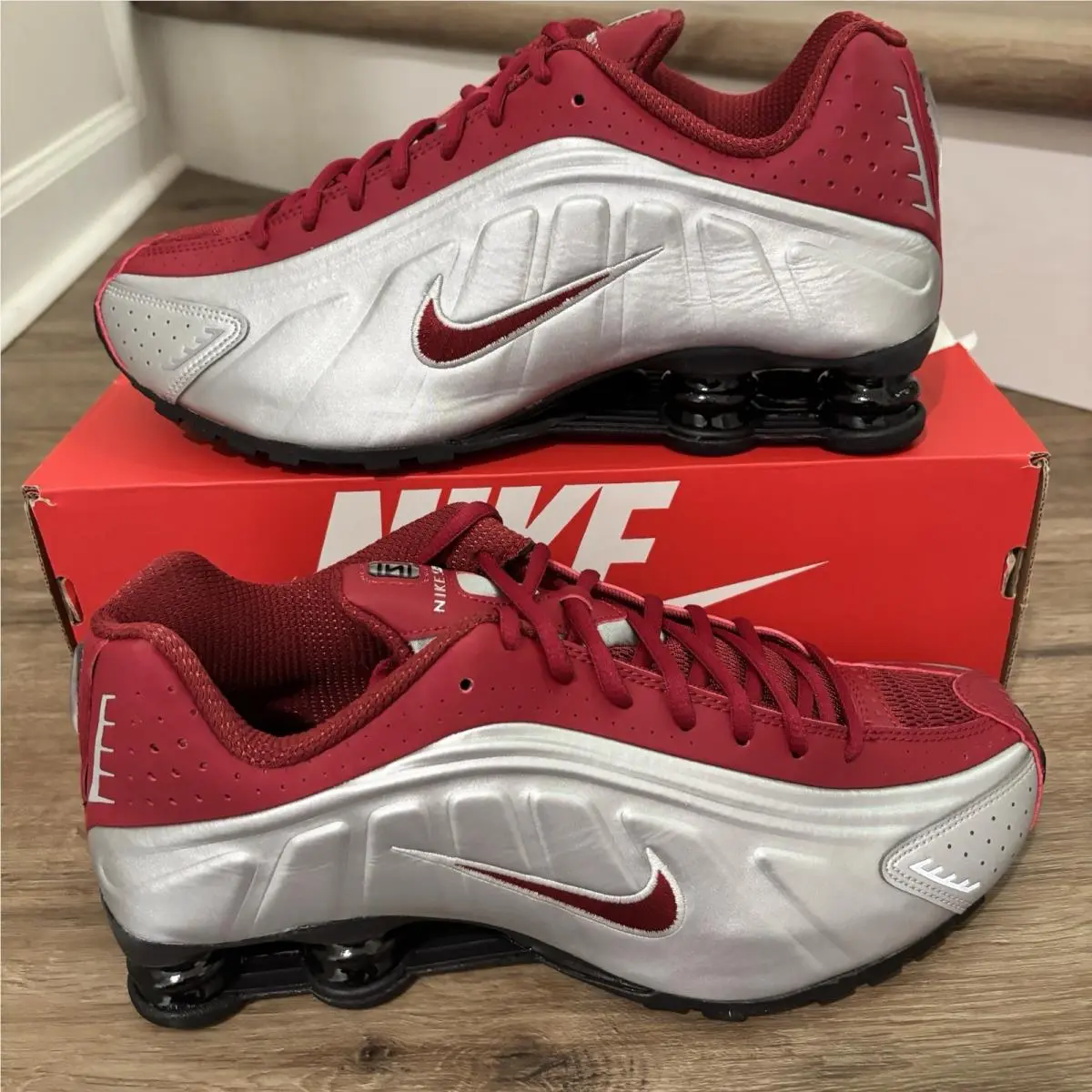 Nike shoes - Nike Shox - Shox - HQ1988 009 - Red 8