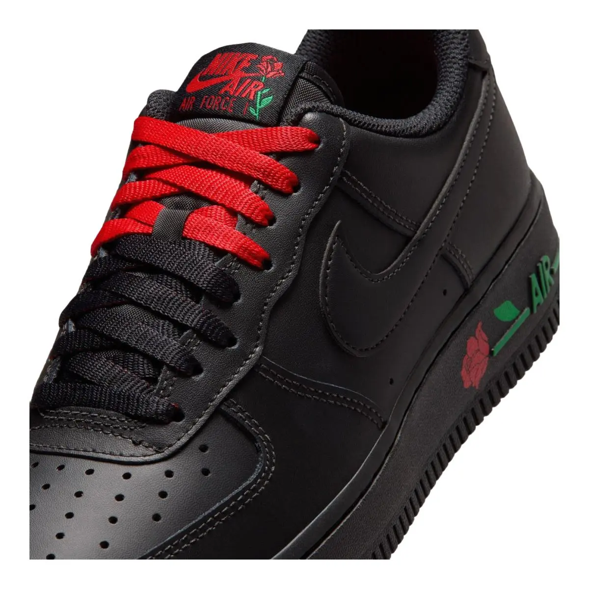 Nike shoes - NIKE Air Force 1 `07 SE - IF0498-001 - Black/Sport Red/Pine Green/Rose 5