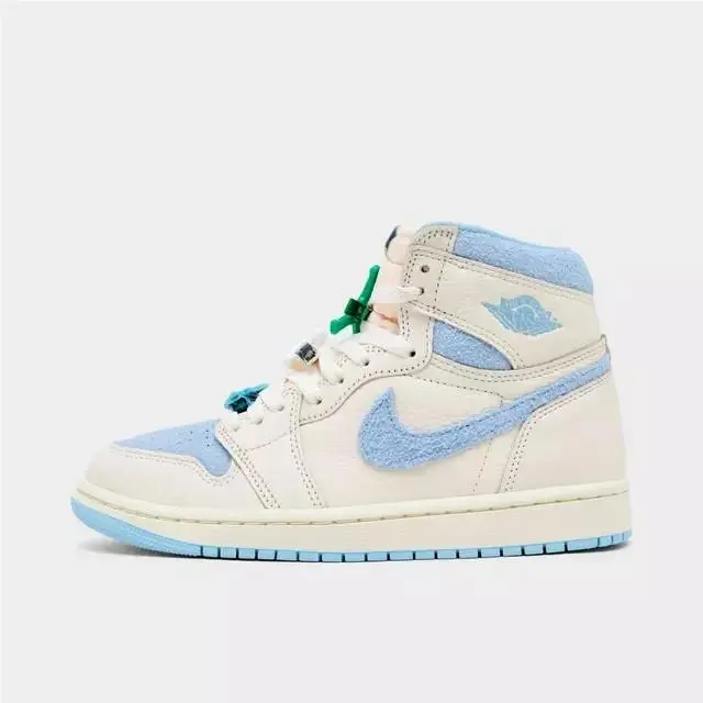 Air Jordan Retro I  Blue Women High OG Casual Shoes FD2596-102 by Nike