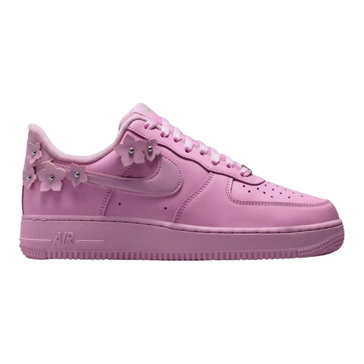 Nike Air Force 1 `07 Flower Pack Walking Shoe Women 5-11 Pink Pink IR8637-600