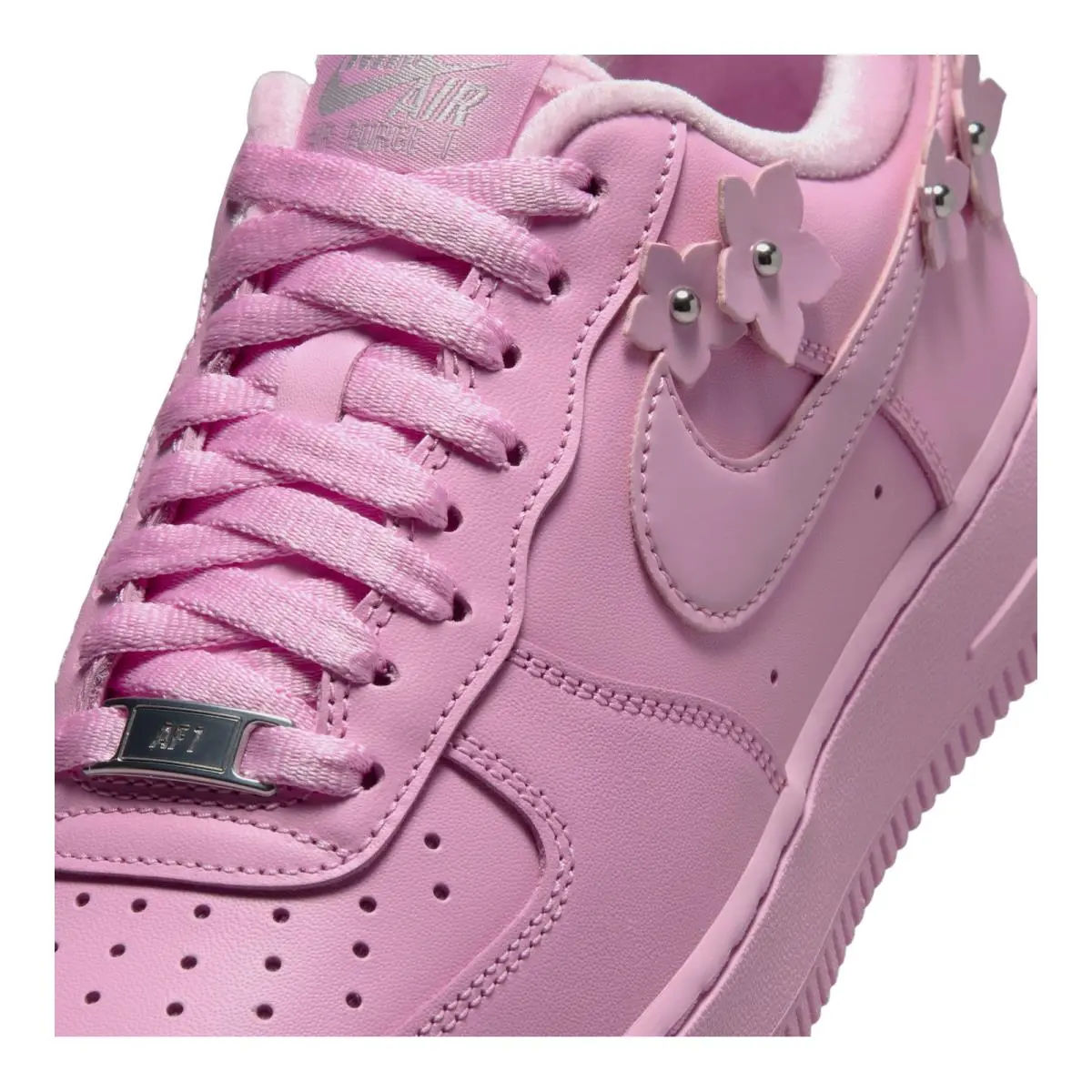 Nike shoes - NIKE Air Force 1 `07 Flower Pack - IR8637-600 - Pink Rise/Pink Foam/Metallic Silver/Pink Rise 10