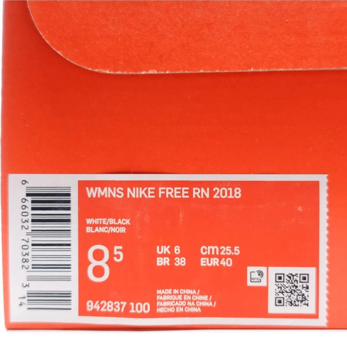 Nike shoes - Nike Free RN 2018 - Free - 942837 100 - White 8