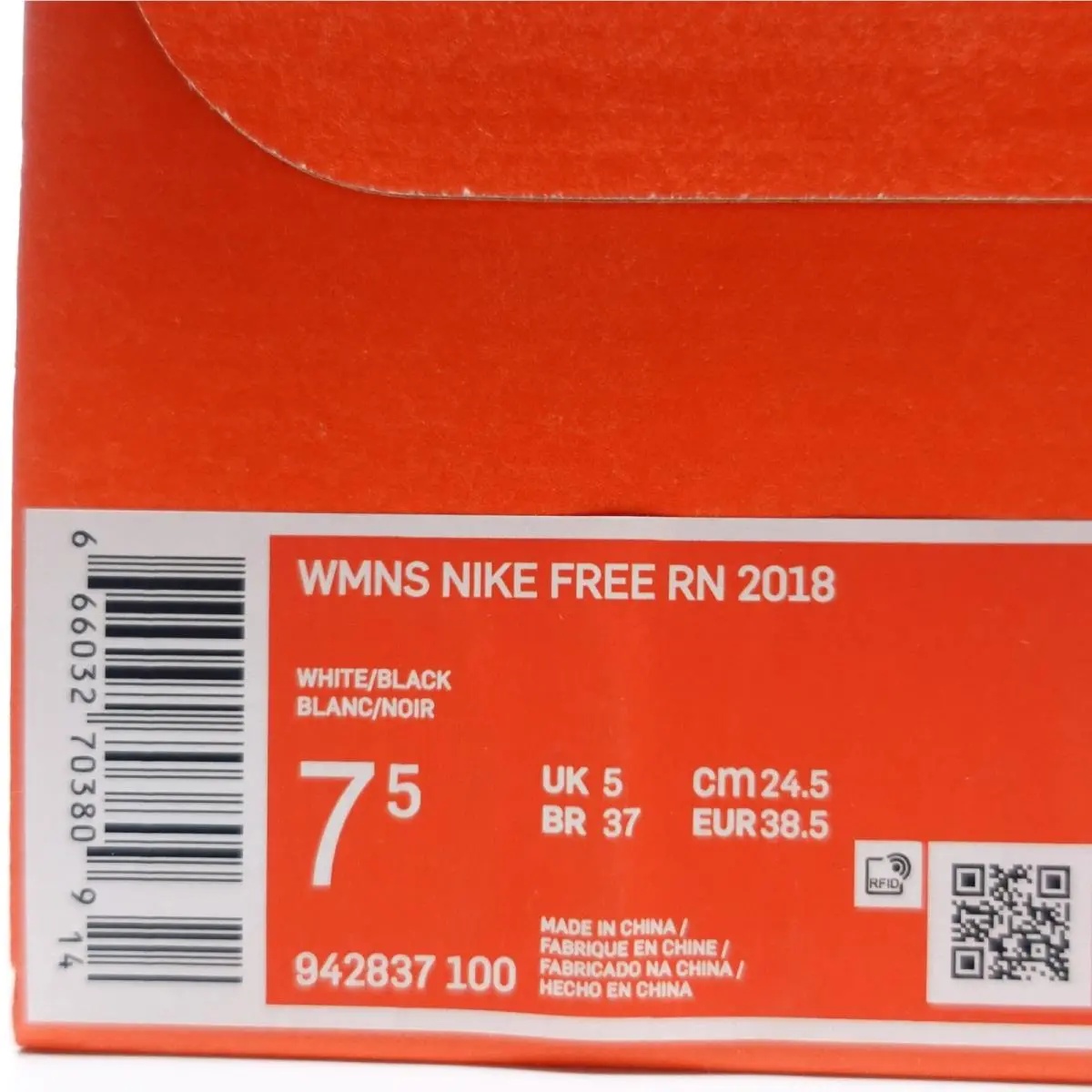 Nike shoes - Nike Free RN 2018 - Free - 942837 100 - White 4