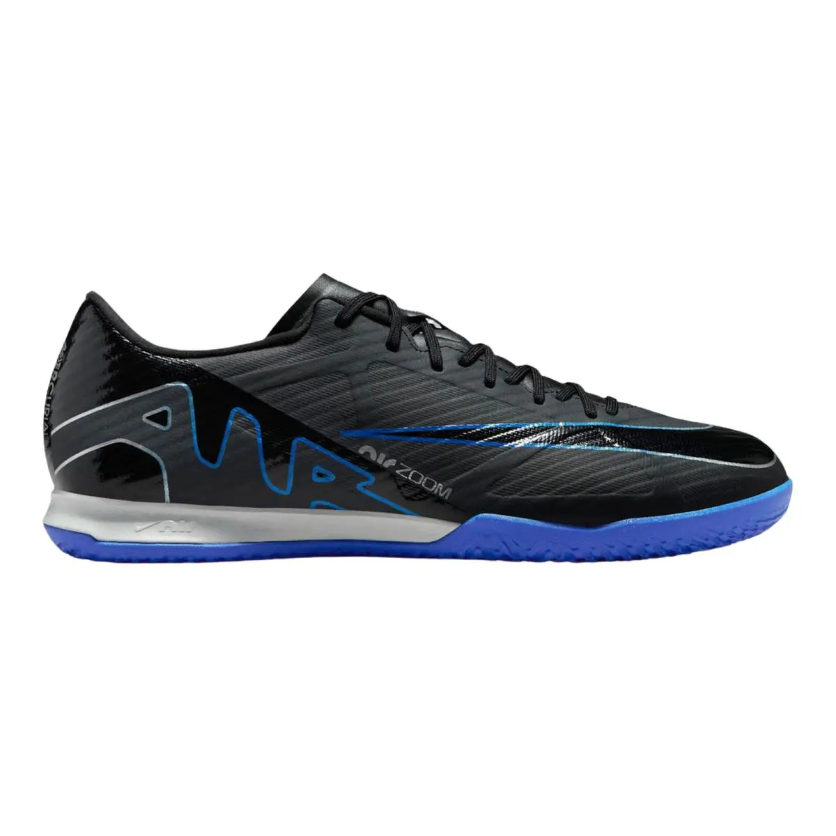 Nike shoes - NIKE Mercurial Vapor 15 Adademy IC - DJ5633-040 - Black/Chrome/Hyper Royal 5