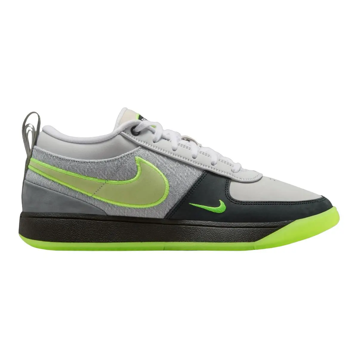 Book 1 Comfort Walking Casual Sneakers Mens Size 8-14 Light Smoke Grey/Volt/Black by Nike