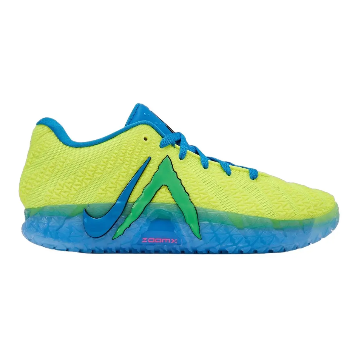 JA 3 Athletic Casual Trainers Shoes Mens Size 8-14 Lemon Venom/Light Photo Blue/Deep Royal Blue by Nike