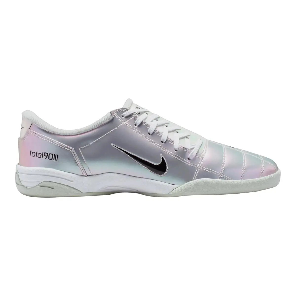 T90 Comfort Soccer Cleats Mens Size 8-14 Off White/Black/Light Silver by Nike