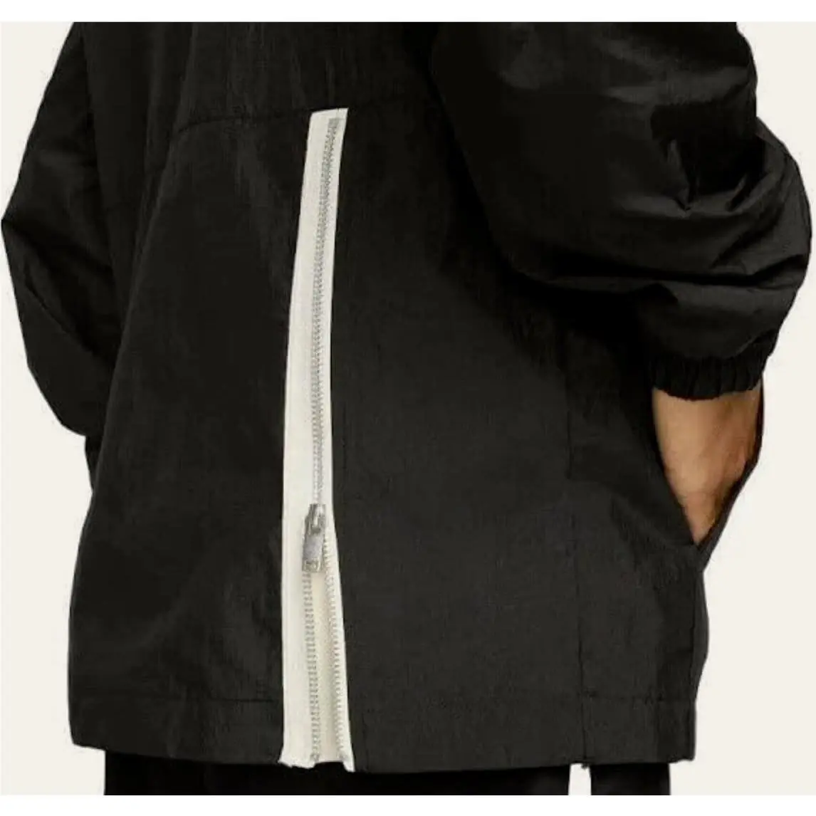 Nike clothing - Nike 1/2 Zip Pullover Anorak Windbreaker - FD4664 - Black 2