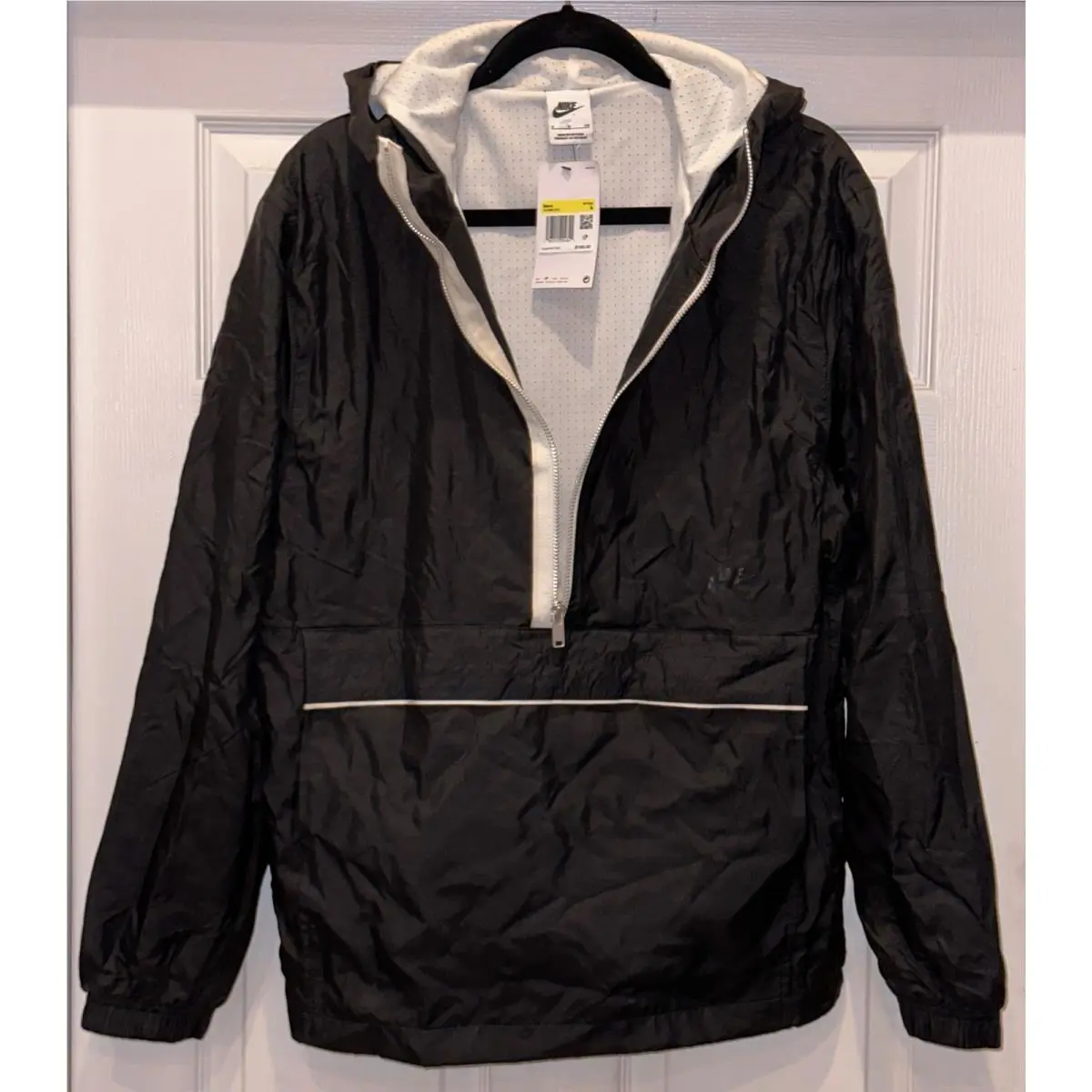 Nike clothing - Nike 1/2 Zip Pullover Anorak Windbreaker - FD4664 - Black 5