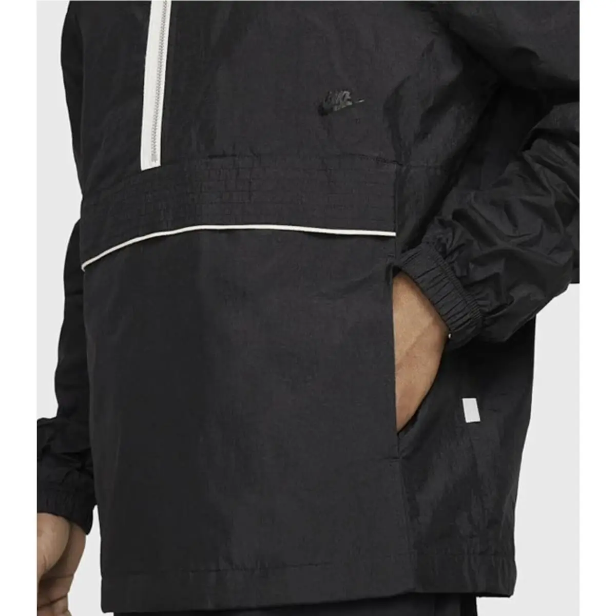 Nike clothing - Nike 1/2 Zip Pullover Anorak Windbreaker - FD4664 - Black 10