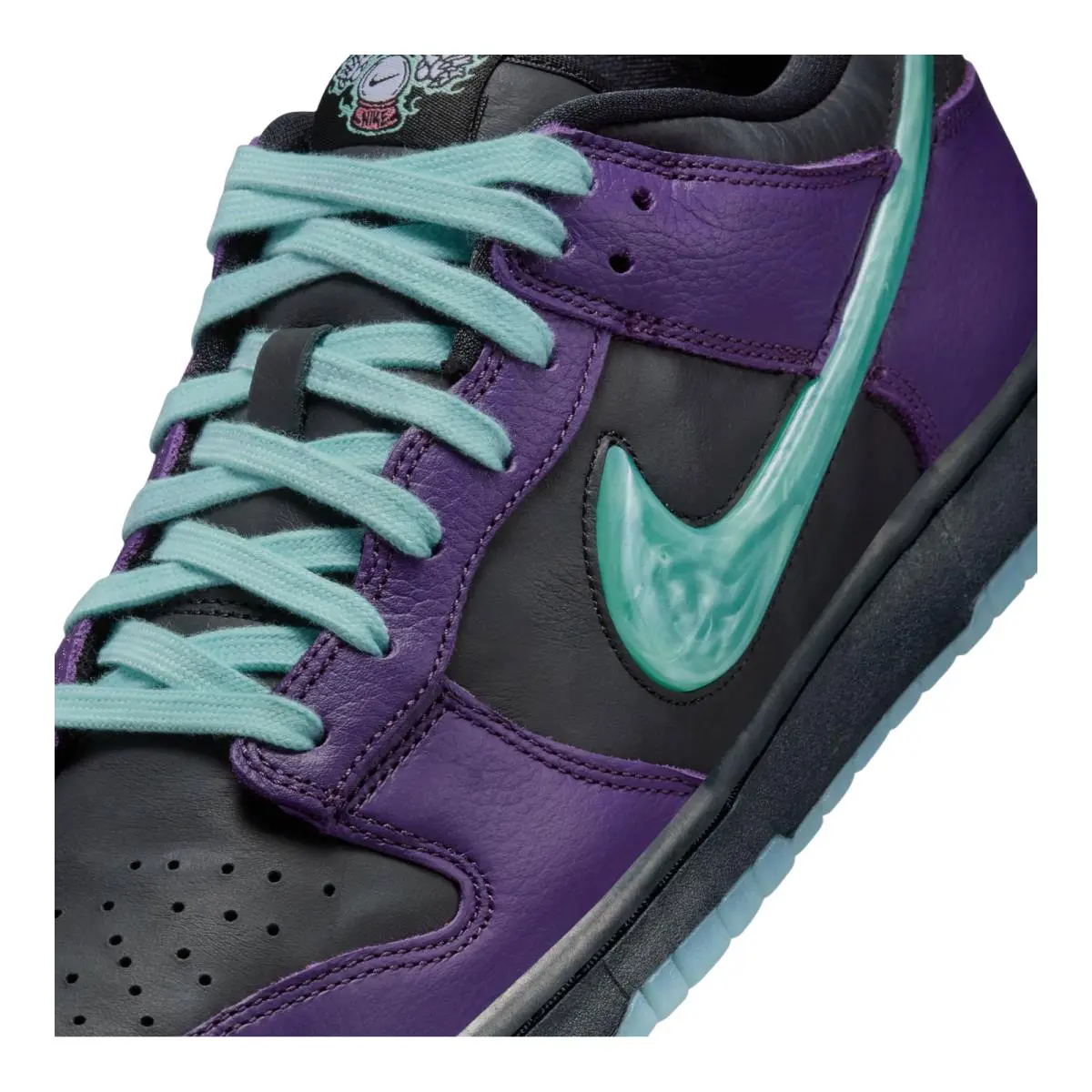 Nike shoes - NIKE Dunk Low Retro Halloween - IB2267-001 - Black/Grand Purple/Artisan Teal 3