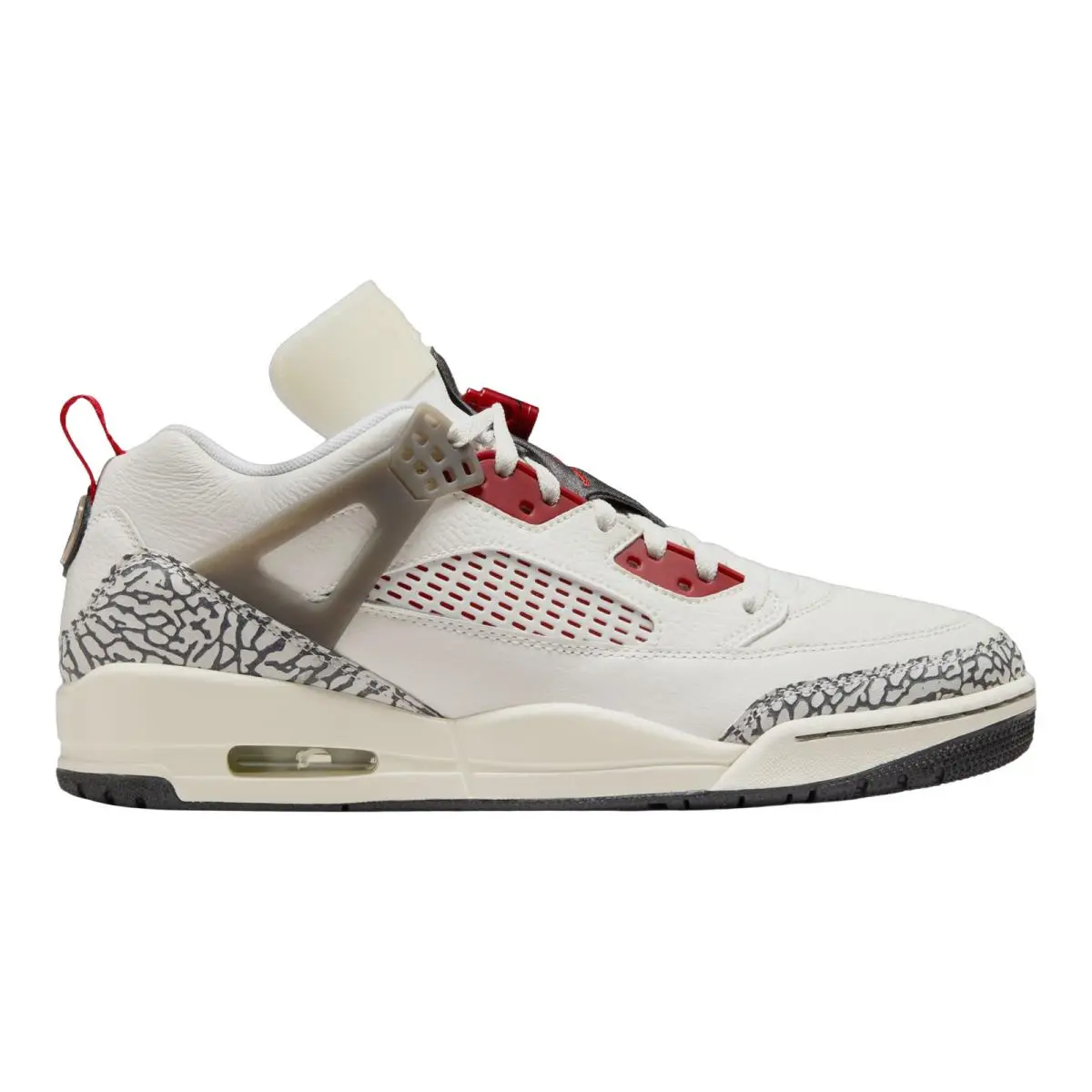 Jordan Spizike Low Multi Size Lifestyle Sneakers Mens Size 8-14 Sail/Anthracite/Coconut Milk/Varsity Red by Nike