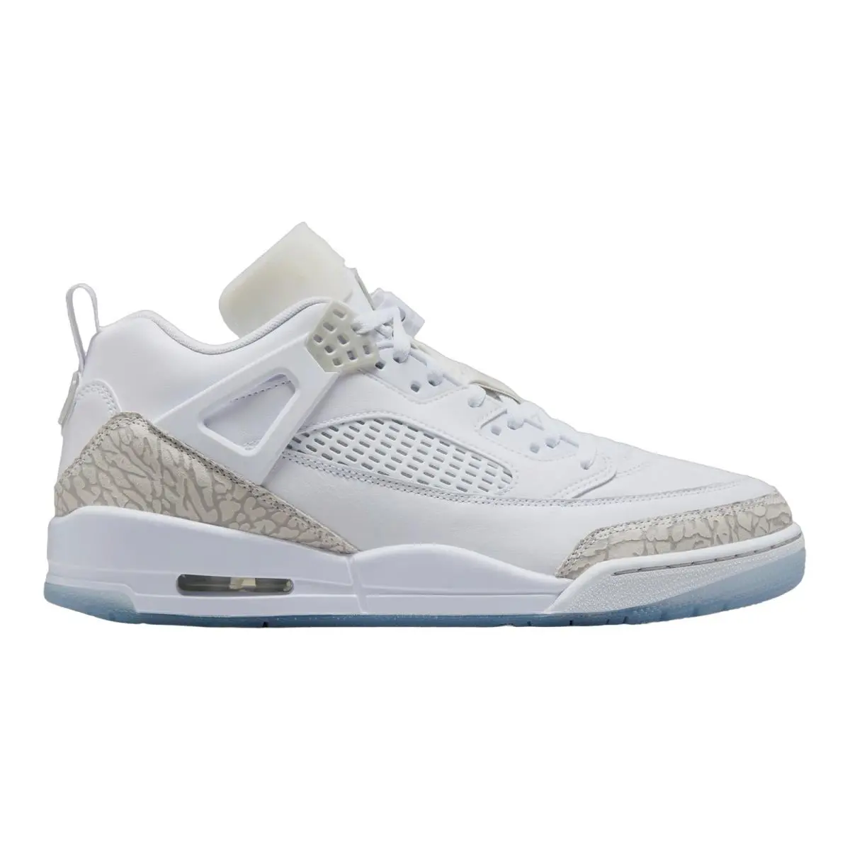Jordan Spizike Low Multi Size Lifestyle Sneakers Mens Size 8-14 White/Metallic Silver/Barely Blue/Neutral Grey by Nike