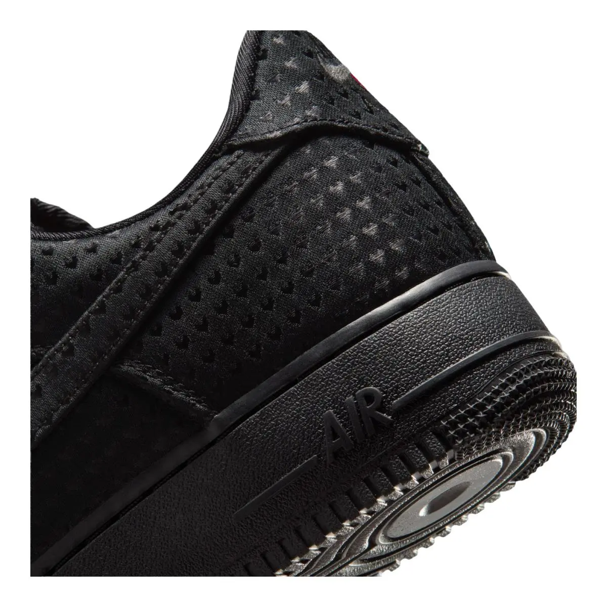 Nike shoes - NIKE Air Force 1 Low SE Valentines Day Triple Black - IB6836-001 - Black/Black/University Red 15