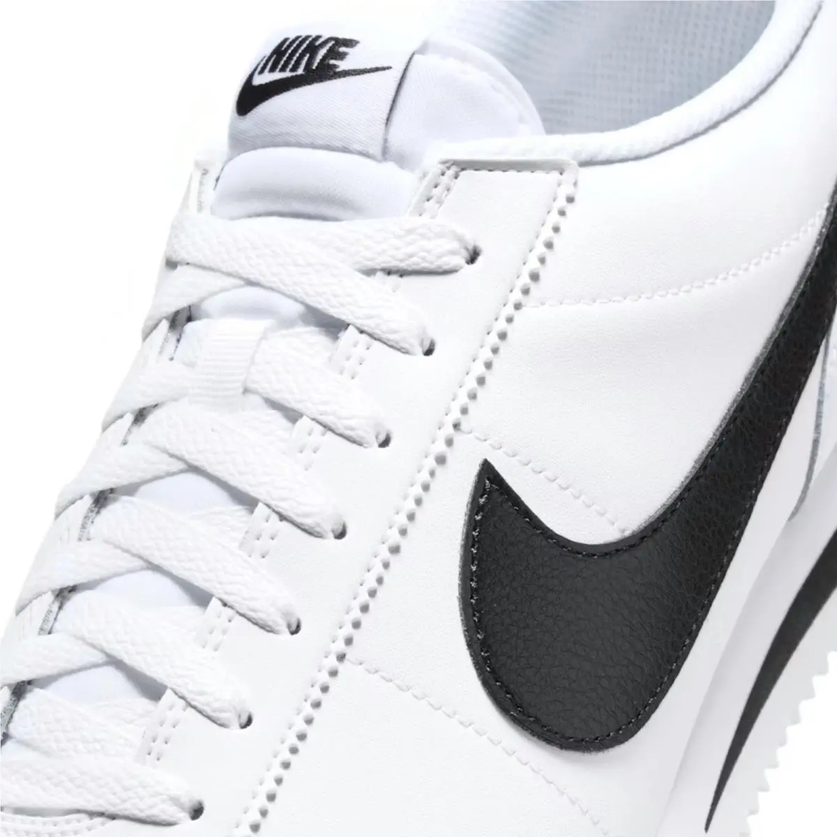 Nike shoes - Nike Cortez Leather - Cortez Leather - White, Maufacturer: White/Black 5