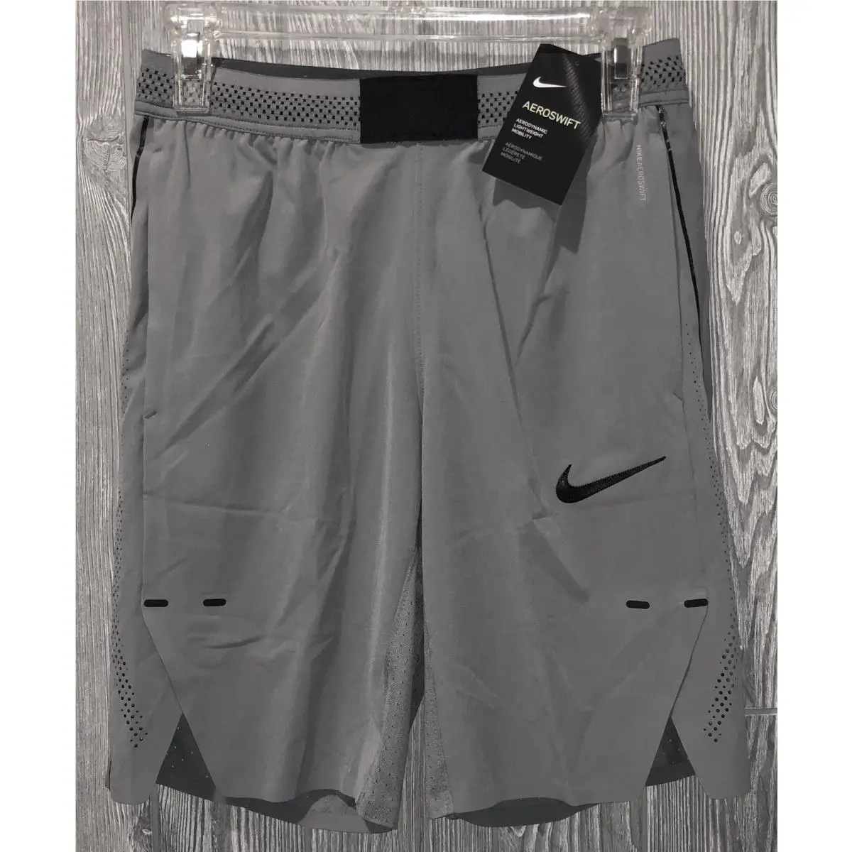 Nike clothing - NIKE Aeroswift Mobility Lightweight Basketball Shorts - 864716 - Gray, Main: Gray 8