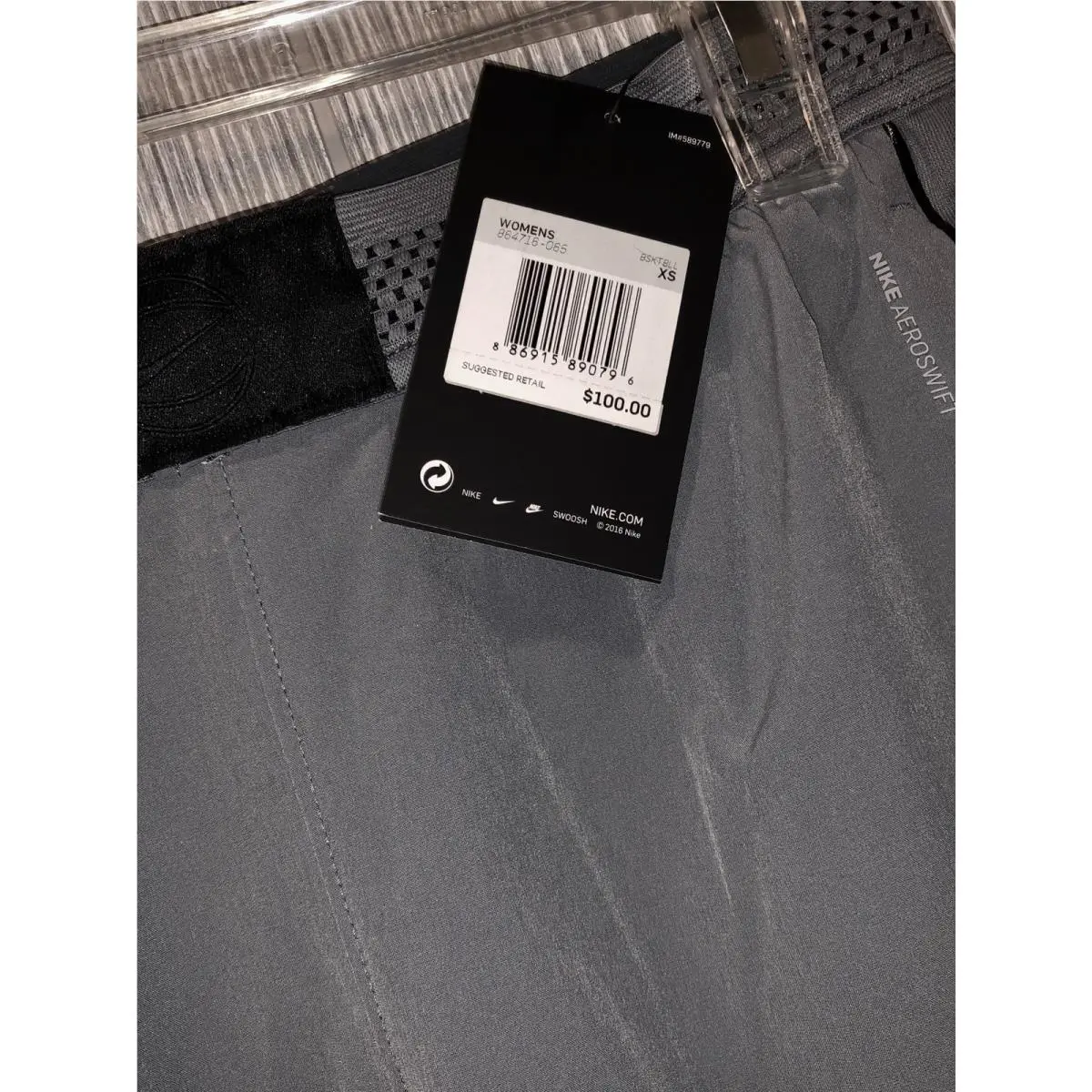 Nike clothing - NIKE Aeroswift Mobility Lightweight Basketball Shorts - 864716 - Gray, Main: Gray 10