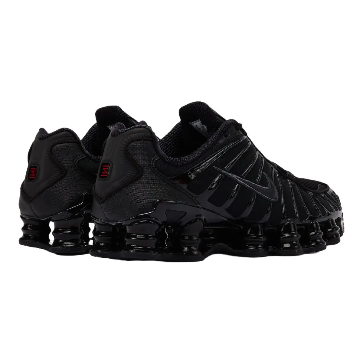 Nike shoes - Nike Shox Tl - Shox - AV3595-002 - Black/Black-Metallic Hematite-Max Orange 1