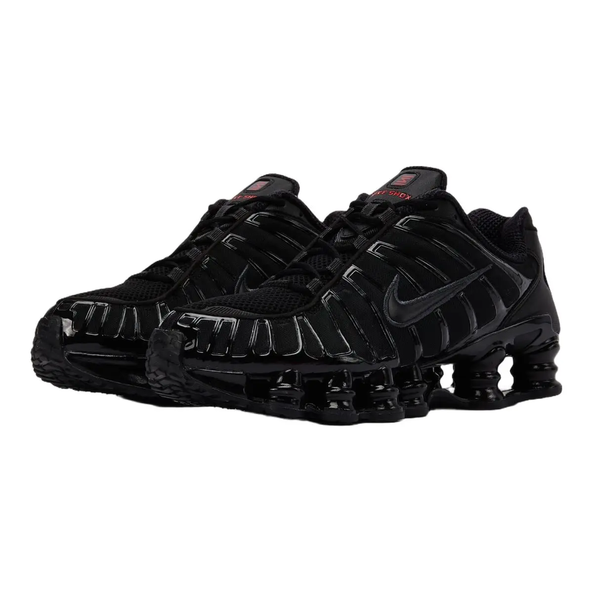 Nike shoes - Nike Shox Tl - Shox - AV3595-002 - Black/Black-Metallic Hematite-Max Orange 6