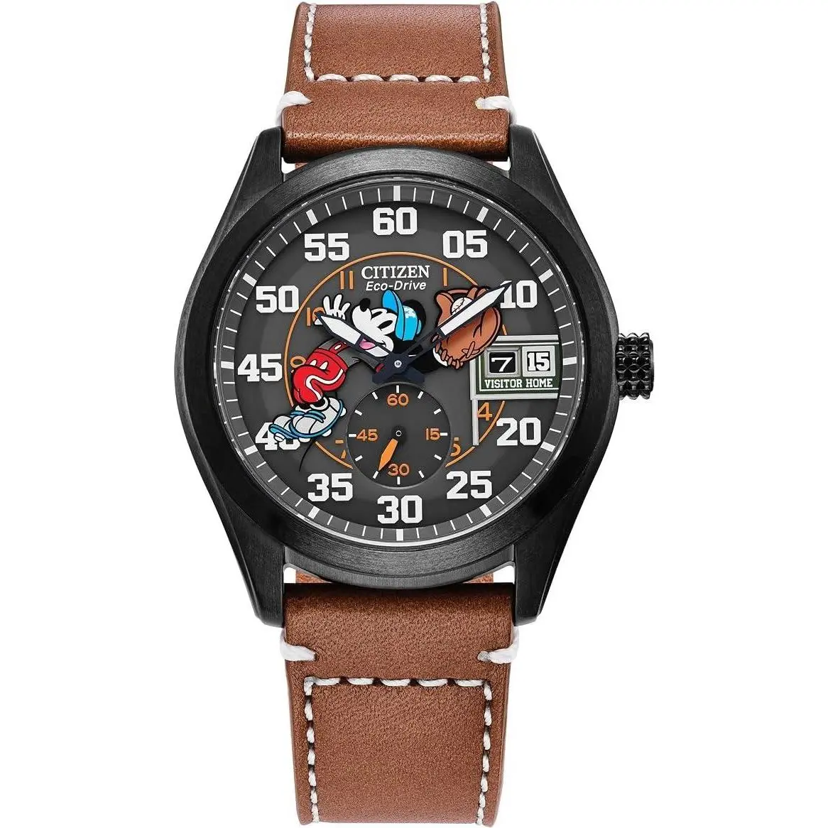 Black Dial Mens Mickey Mouse Watch BV1089-05W by Citizen