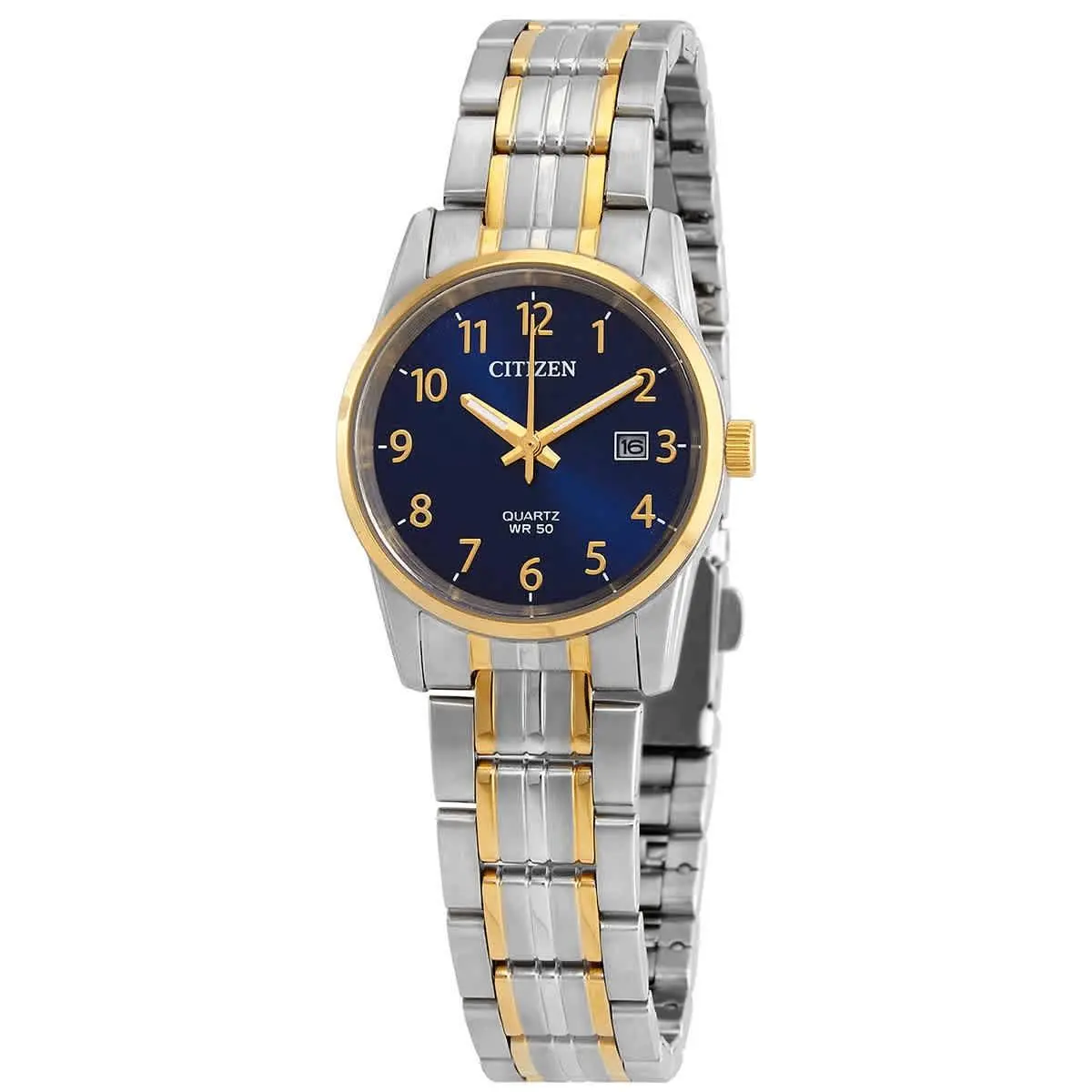 Quartz Blue Dial Two-tone Ladies Watch EU6004-56L by Citizen