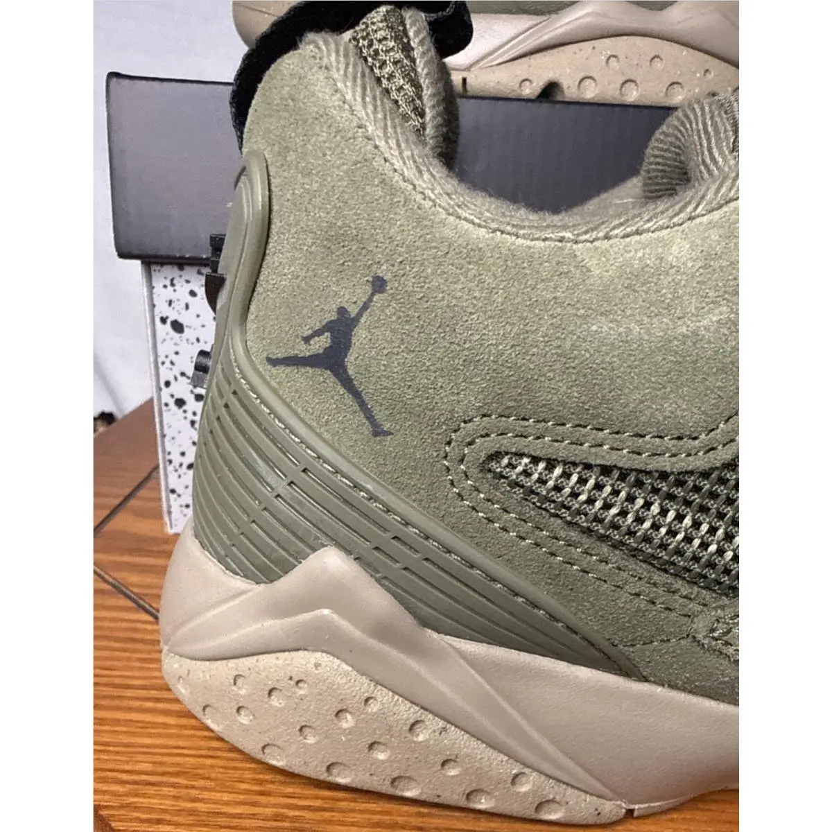 Nike shoes - Jordan MVP 92 - MVP - HQ3950-201 - Medium Olive/Black/Khaki (UPC: 0198482654207) 3