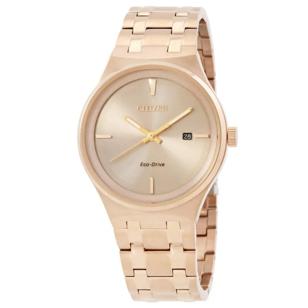 Eco-drive Rose Gold Dial Men`s Watch BM7653-50Q by Citizen