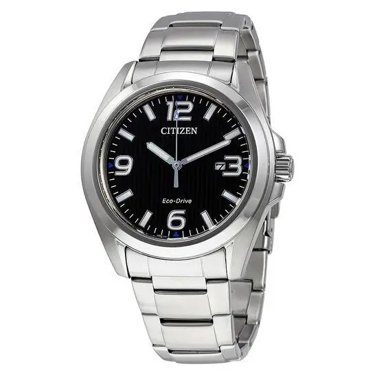 AW1571-76E Sport Men’s Eco-drive Stainless Steel Black Dial 42mm Watch by Citizen