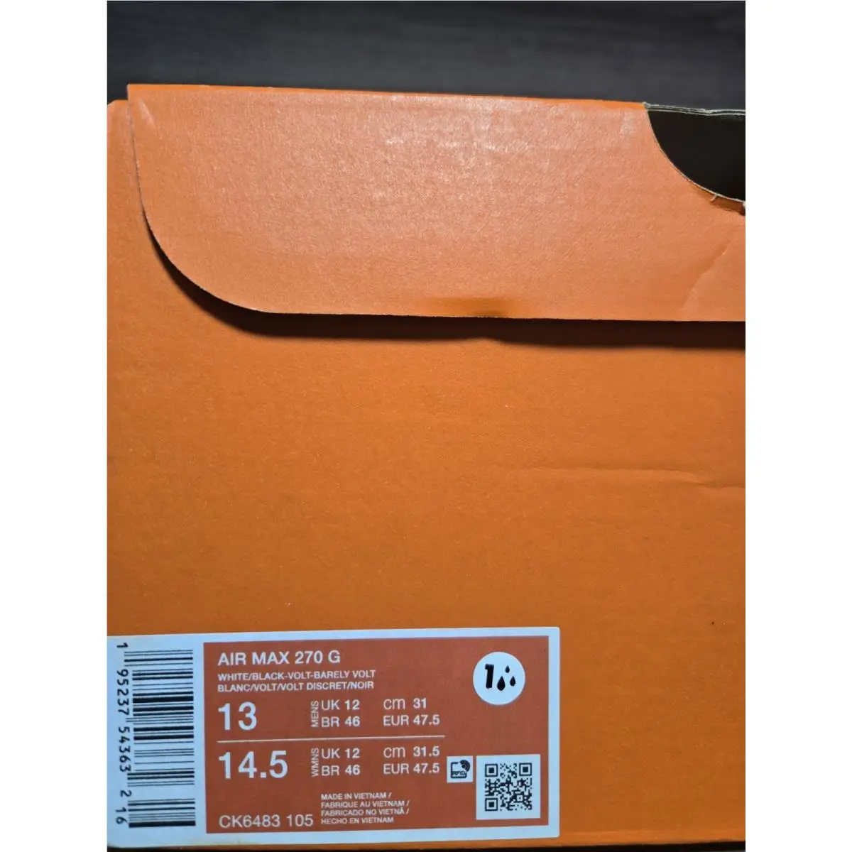 Nike shoes - Nike Air Max 270 - Air Max - CK6483-105 - White/Green 6