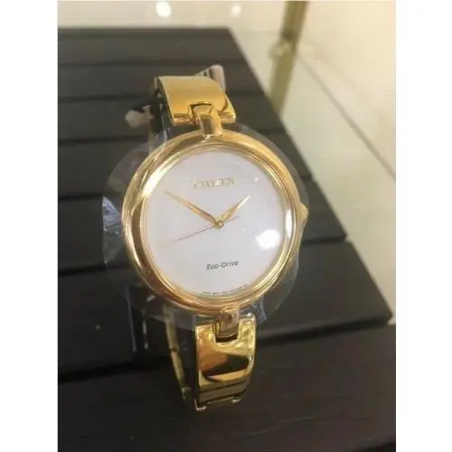 Women`s EM0222-82A Silhouette Eco Drive Bangle Watch by Citizen