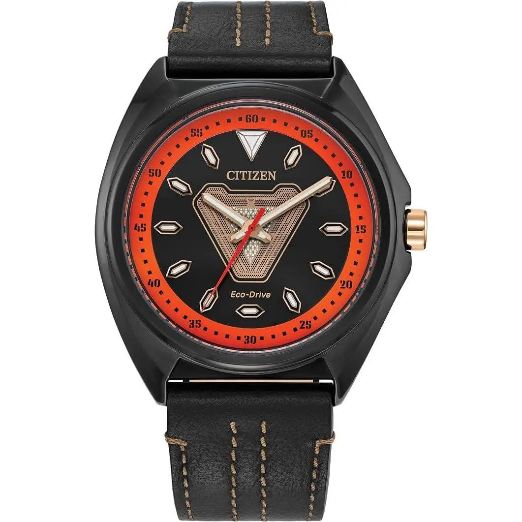 Tony Stark 63 Eco-drive Black Dial Mens Watch AW2075-05W by Citizen