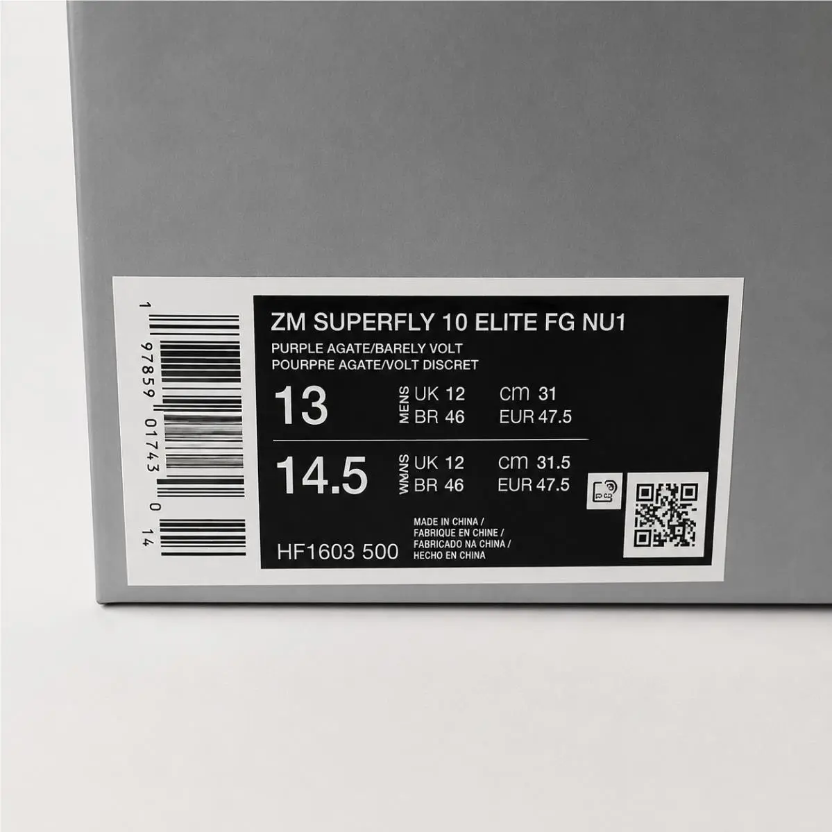 Nike shoes - Superfly 10 Elite - Superfly Elite - HF1603-500 - Purple 4