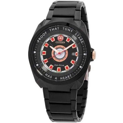 Marvel Tony Stark I Love You 3000 Mens Watch AW1019-52W by Citizen
