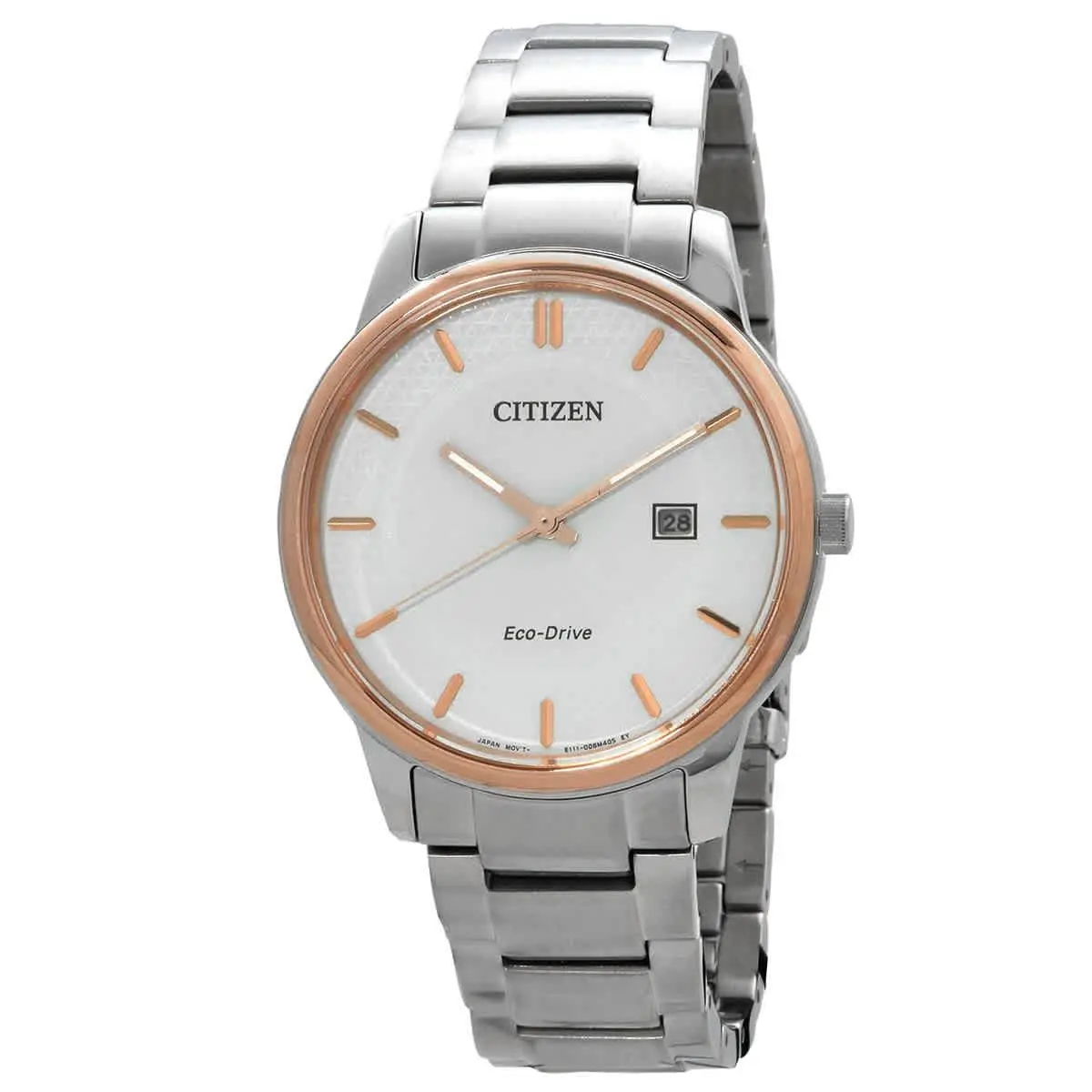 Silver Dial Eco-drive Men`s Classic Watch Bm6979-74A by Citizen