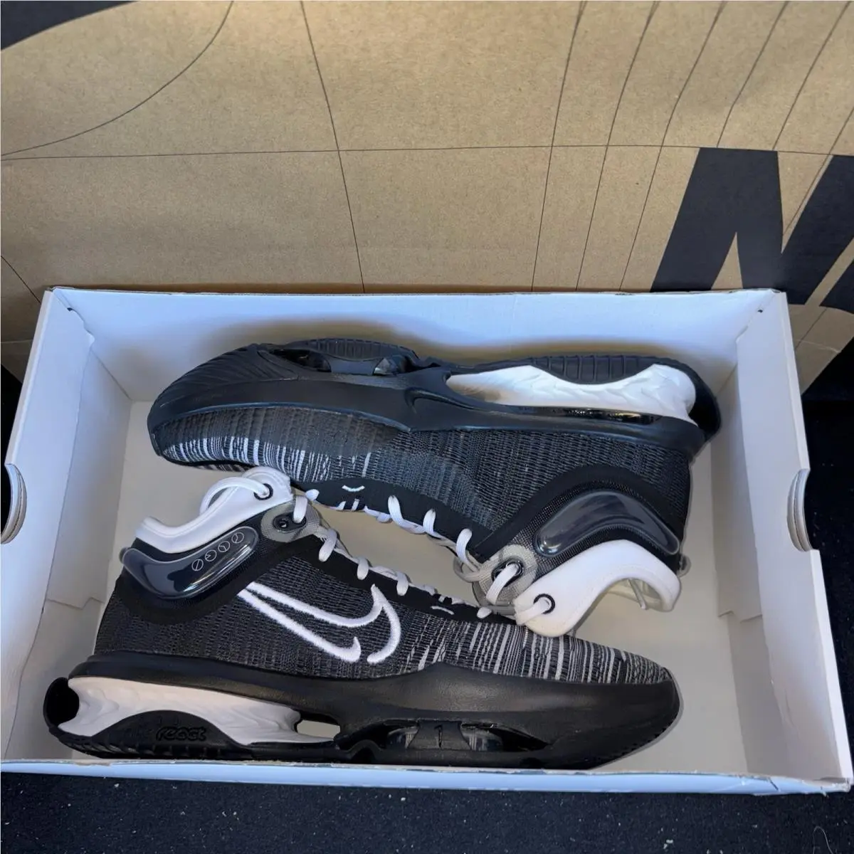 Nike shoes - Nike Air Zoom GT Jump 2 - DX9189-001 - Black/White-White 5