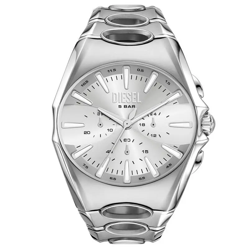 D-curve 49mm Quartz Silver Dial Men`s Watch DZ4694 by Diesel