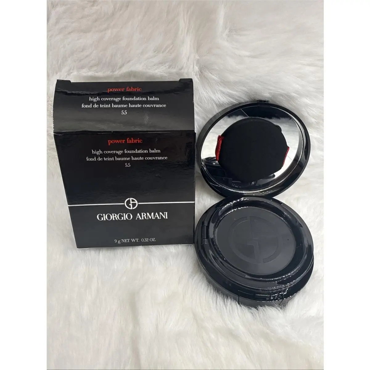 Power Fabric High Coverage Foundation Balm Shade 5.5 by Giorgio Armani