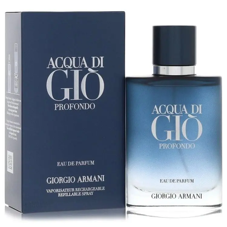 Acqua Di Gio Profondo by Giorgio Armani Eau De Parfum Spray 1.6 oz For Men