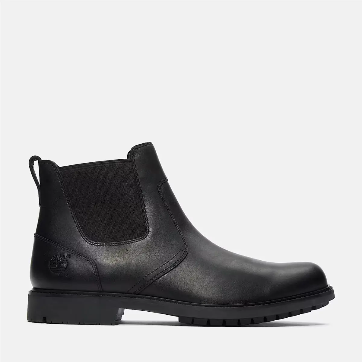 Stormbucks Chelsea Timbe Boot in Black Leather Men`s by Timberland